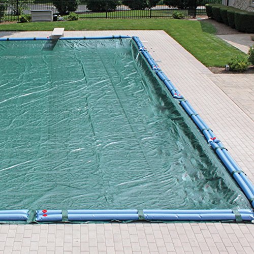 Harris 12-Year Durable Winter Pool Cover for 18'x40' Inground Rectangular Swimming Pools | Heavy-Duty Protection for Cold Weather | Perfect for Snow, Ice, and Winter Pool Maintenance