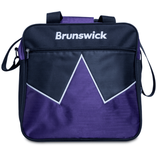 Brunswick Blast Purple Single Tote Bowling Bag - Lightweight & Durable for League Play & Practice | Perfect Bowling Accessory for Men & Women