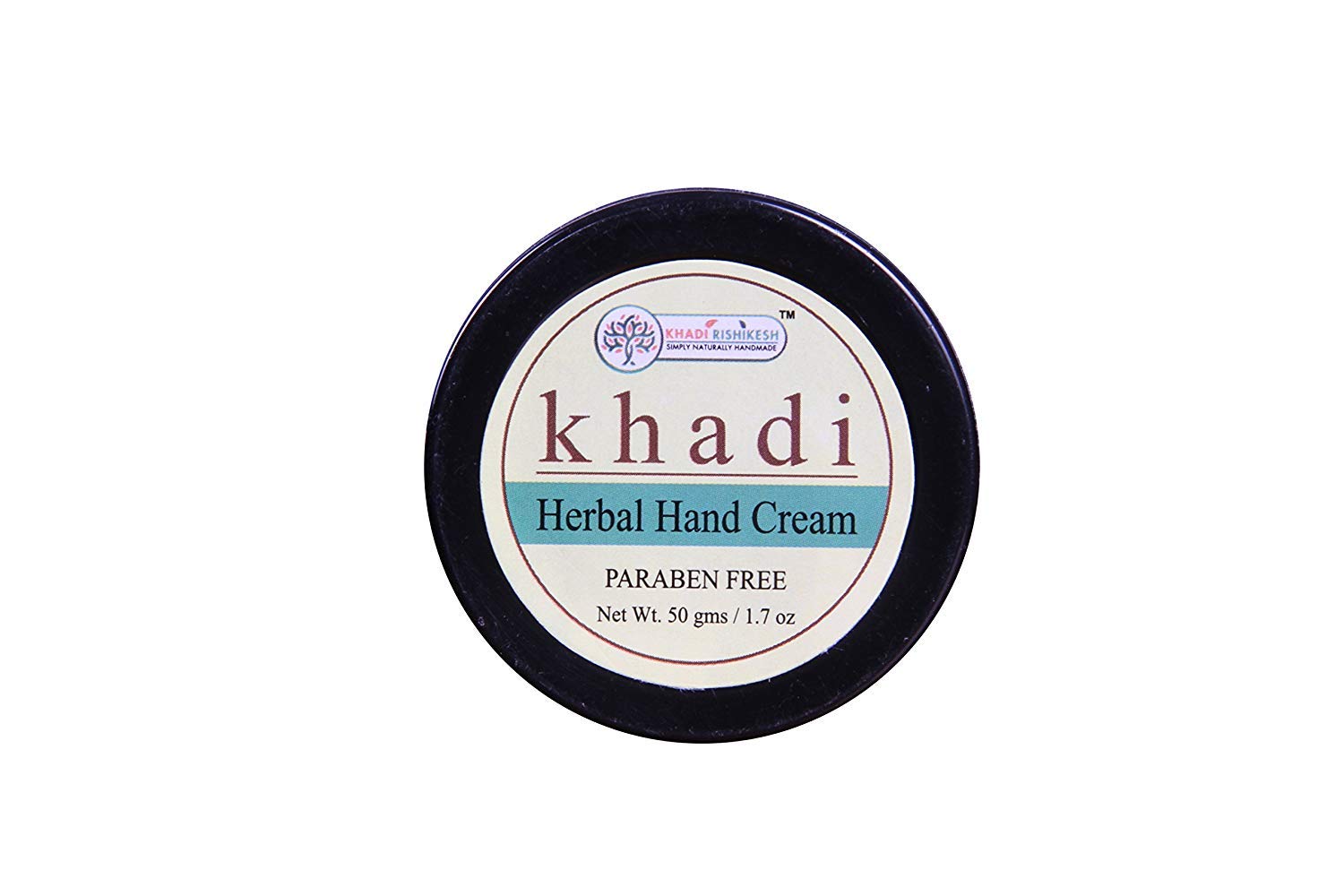 KHADI RISHIKESH Herbal Natural Hand Cream - 50g | Organic Moisturizer for Dry Skin | Perfect for Winter Care & Daily Hydration