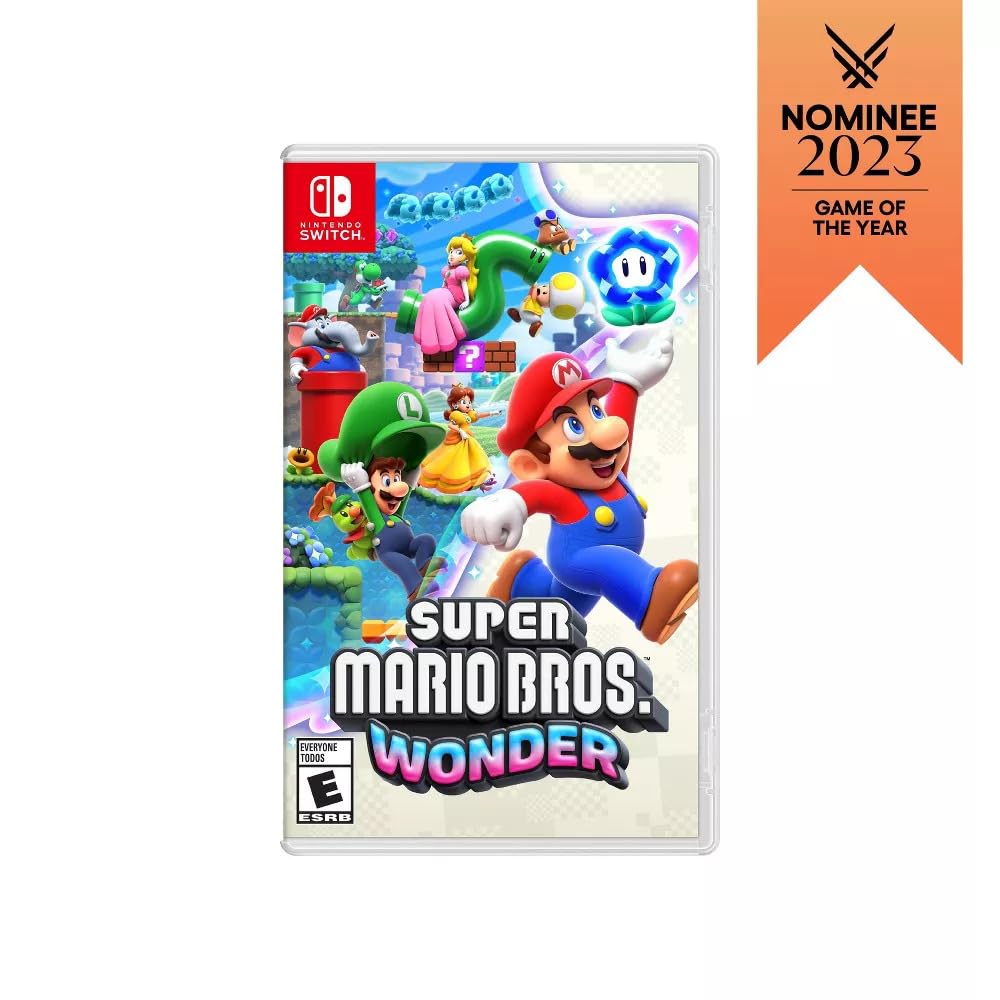 Super Mario Bros. Wonder Game for Nintendo Switch - International Version | Family-Friendly Adventure Platformer | Perfect for Kids & Multiplayer Gaming Parties