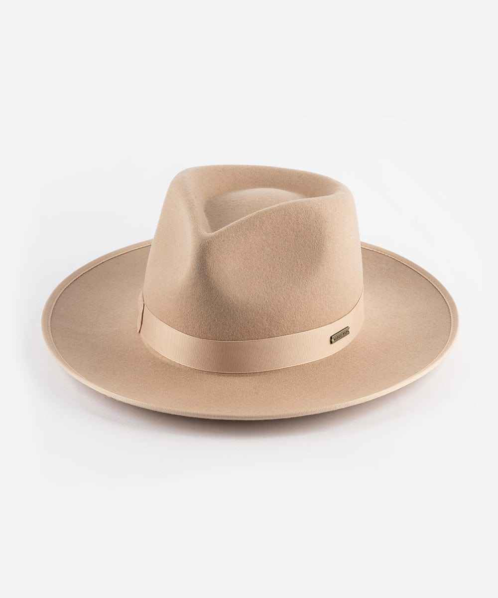 Monroe Rancher Fedora Hat for Men & Women - Western Style Cowboy Hat with Wide Brim - Perfect for Outdoor, Rodeo, and Country Music Events