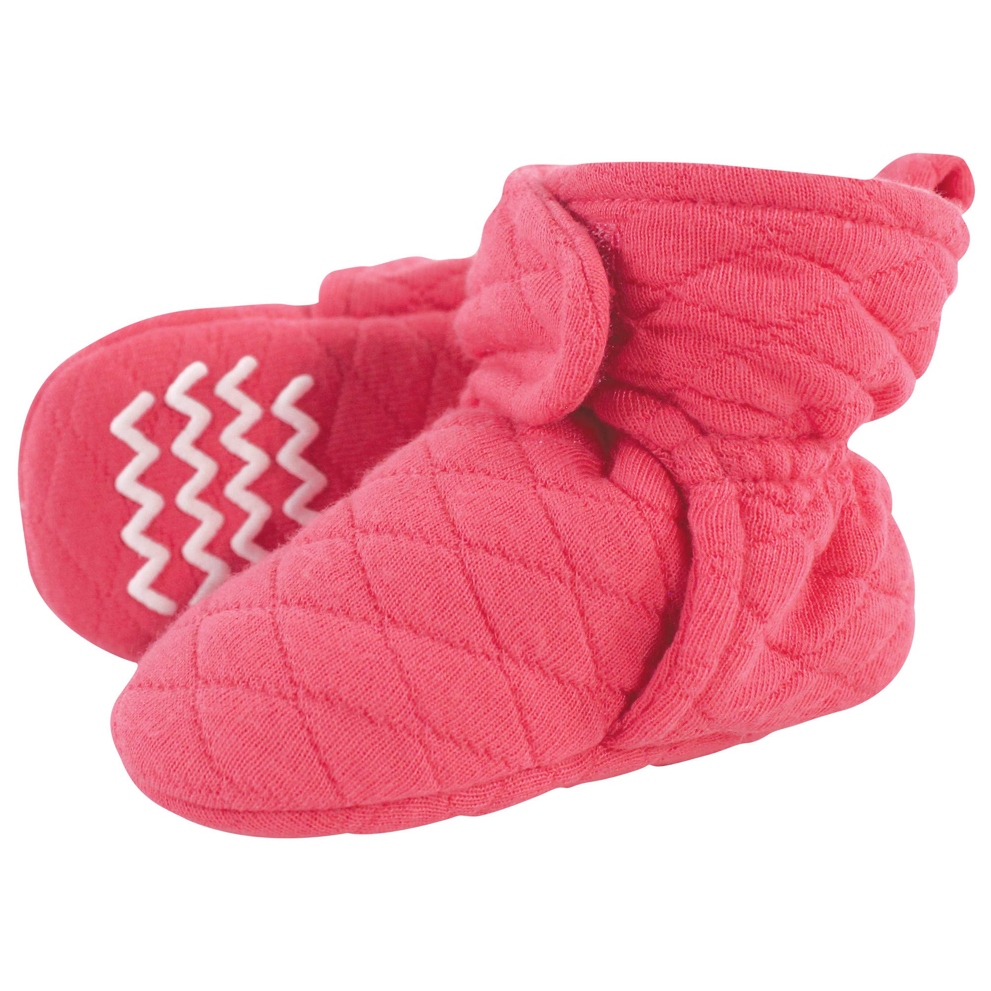 Hudson Baby Unisex Quilted Booties - Soft Winter Booties for Infants & Toddlers - Warm & Cozy Baby Footwear for Cold Weather - Perfect for Indoor & Outdoor Use