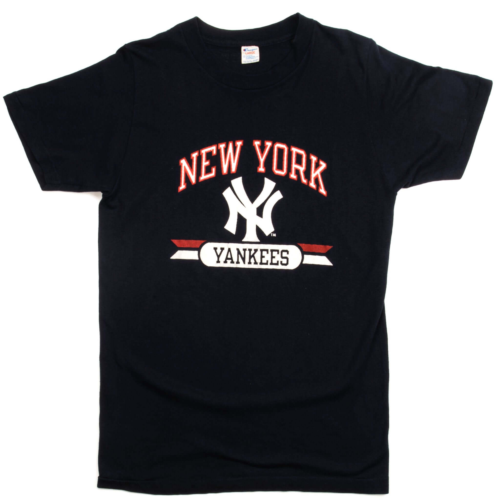 Vintage Champion MLB New York Yankees T-Shirt 1980s Small Size Made in USA - Retro Baseball Fan Gift & Casual Streetwear