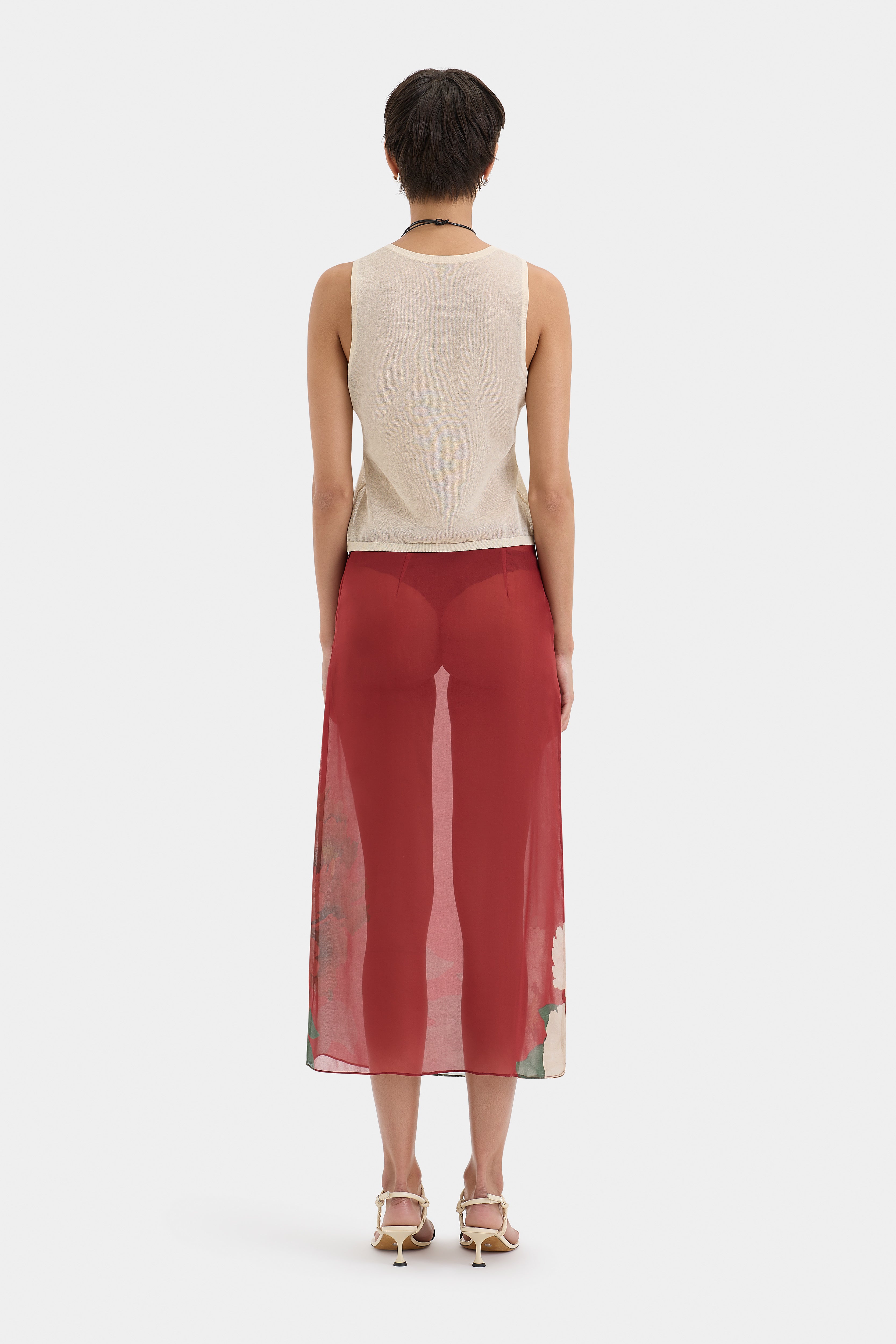 Florian Midi Skirt - Women's A-Line Flowy Skirt with Pockets | Perfect for Office, Date Night & Summer Outfits