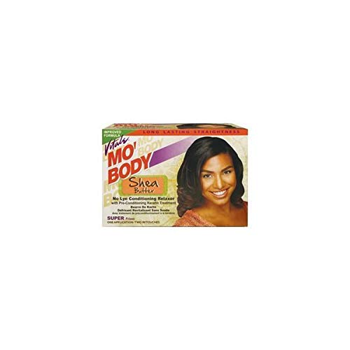 Vitale Mo Body No Lye Relaxer Kit for Natural Hair - Gentle Relaxing Treatment for Soft, Manageable Hair at Home | Perfect for Salon-Quality Results & Hair Styling