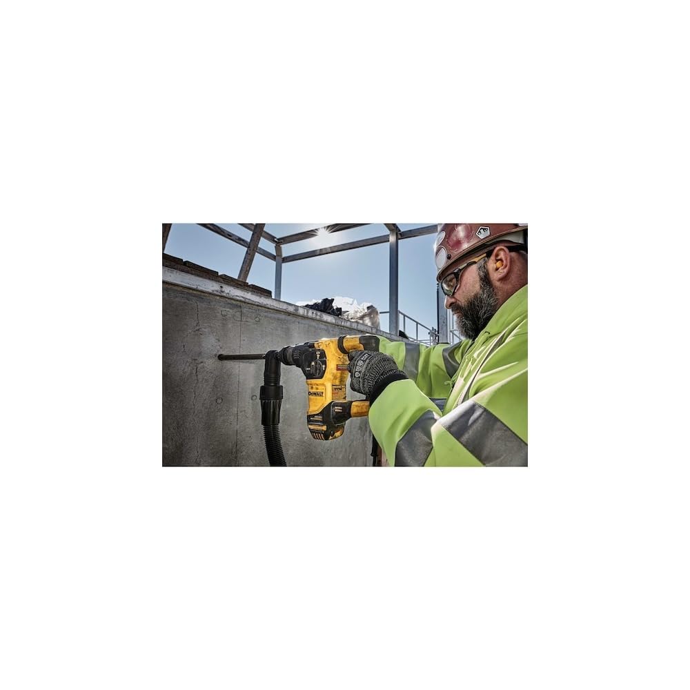 DEWALT D25333K 1-1/8 Inch SDS Plus Rotary Hammer Drill Kit with Hard Case - Powerful Corded Demolition Hammer for Concrete Drilling, Chiseling & Masonry Work | Ideal for Construction, Renovation & DIY Projects
