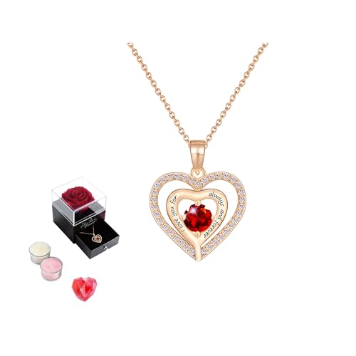 3-Red Rose Necklace