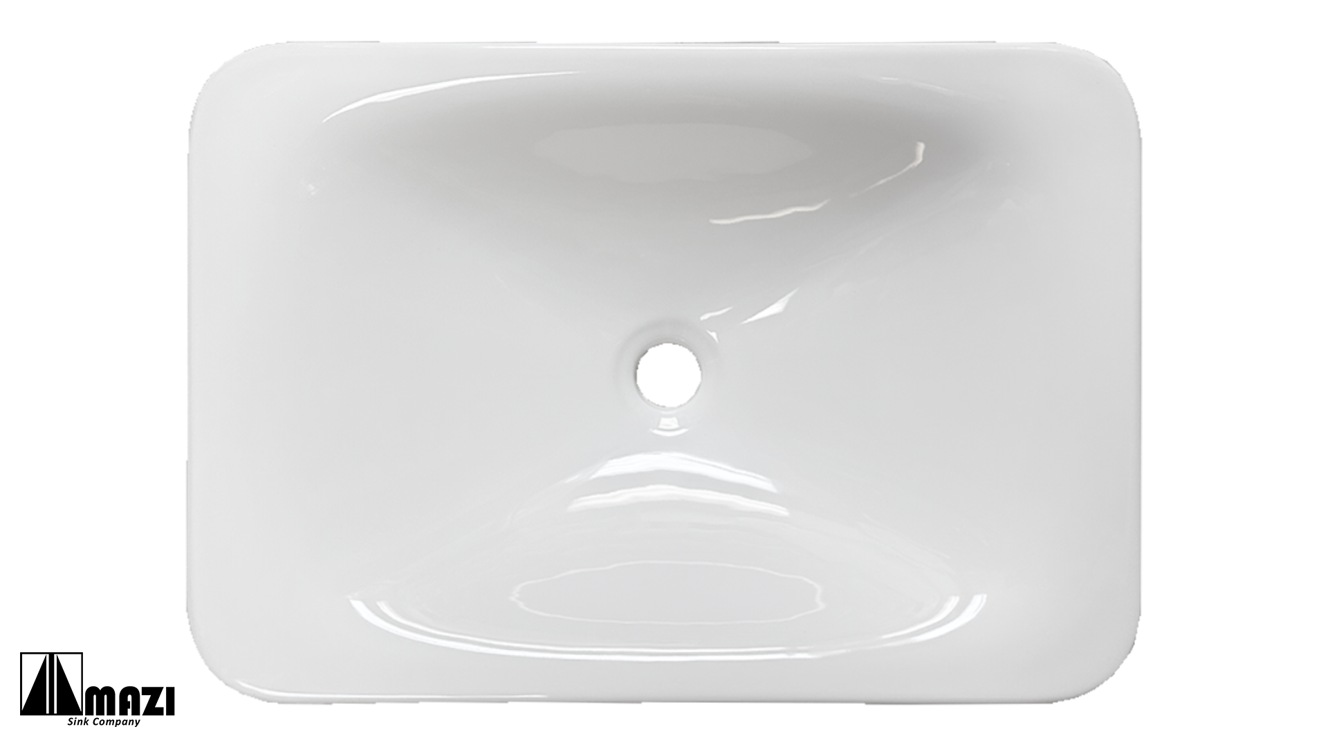 Ceramic Drop-In Bathroom Sink - 1018 White Porcelain Vessel Vanity Sink for Modern Bathrooms | Perfect for Home Renovation & Luxury Bathroom Design