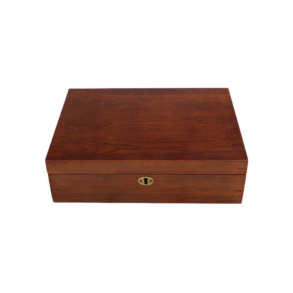 Premium White Oak Solid Wood 10-Slot Watch Box - Luxury Jewelry Storage & Display Case for Watches, Rings, Necklaces - Perfect for Home, Office, or Gift Giving