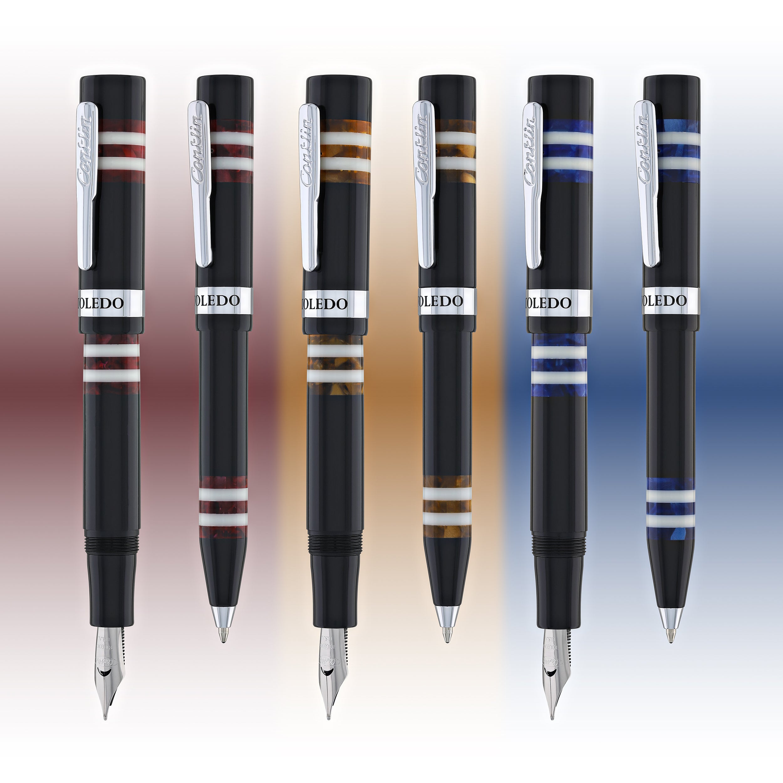 Conklin Toledo Orange Ballpoint Pen - Premium Writing Instrument for Office, School & Gifts
