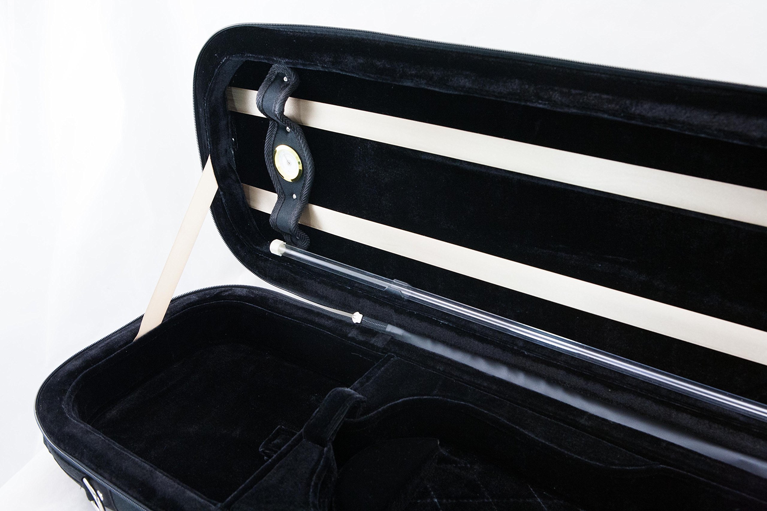 Premium Sky VNCOF01 Violin Case with Shoulder Strap - Durable Hard Shell Protection for 4/4 Violins - Perfect for Music Students, Performances & Travel