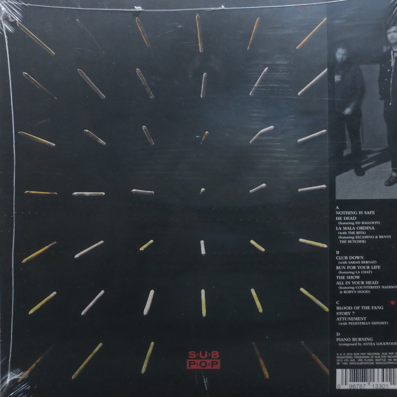 CLIPPING 'There Existed An Addiction To Blood' Limited Edition Vinyl 2LP Record - Horrorcore Hip Hop Music for Halloween Parties & Dark Music Collectors