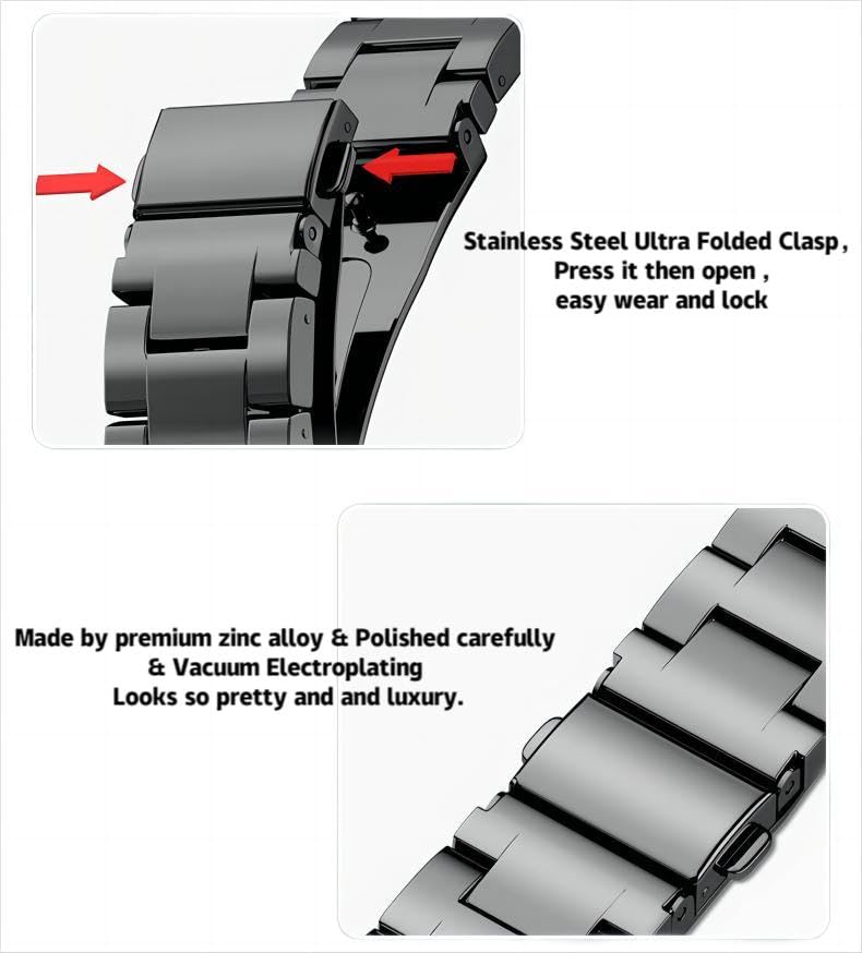 Kolgios 38mm 40mm 41mm 42mm 44mm 45mm 46mm Women's Fashion Smartwatch Band - Compatible with Apple Watch Series 10/9/8/7/6/SE/5/4 - Stylish Replacement Bracelet Strap for iWatch - Perfect Gift for Her - Ideal for Workouts, Office & Everyday Wear