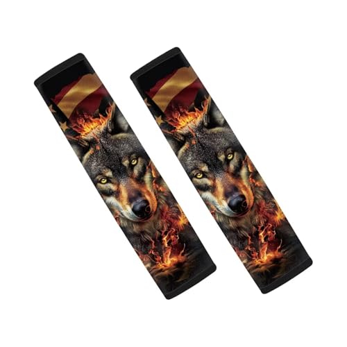 fire wolf flag