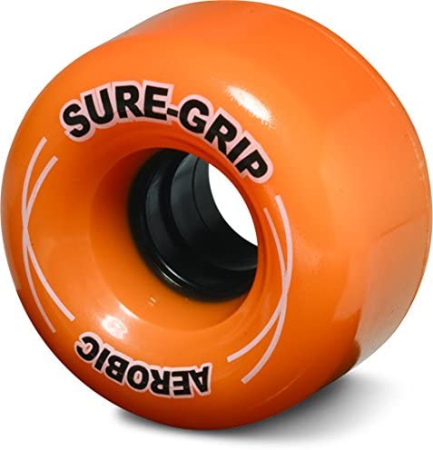 Sure Grip Aerobic Hybrid Indoor/Outdoor Wheels 85A - Premium Roller Skating Wheels for Fitness, Dance & Rink Skating - Perfect for Gym, Park & Smooth Surfaces