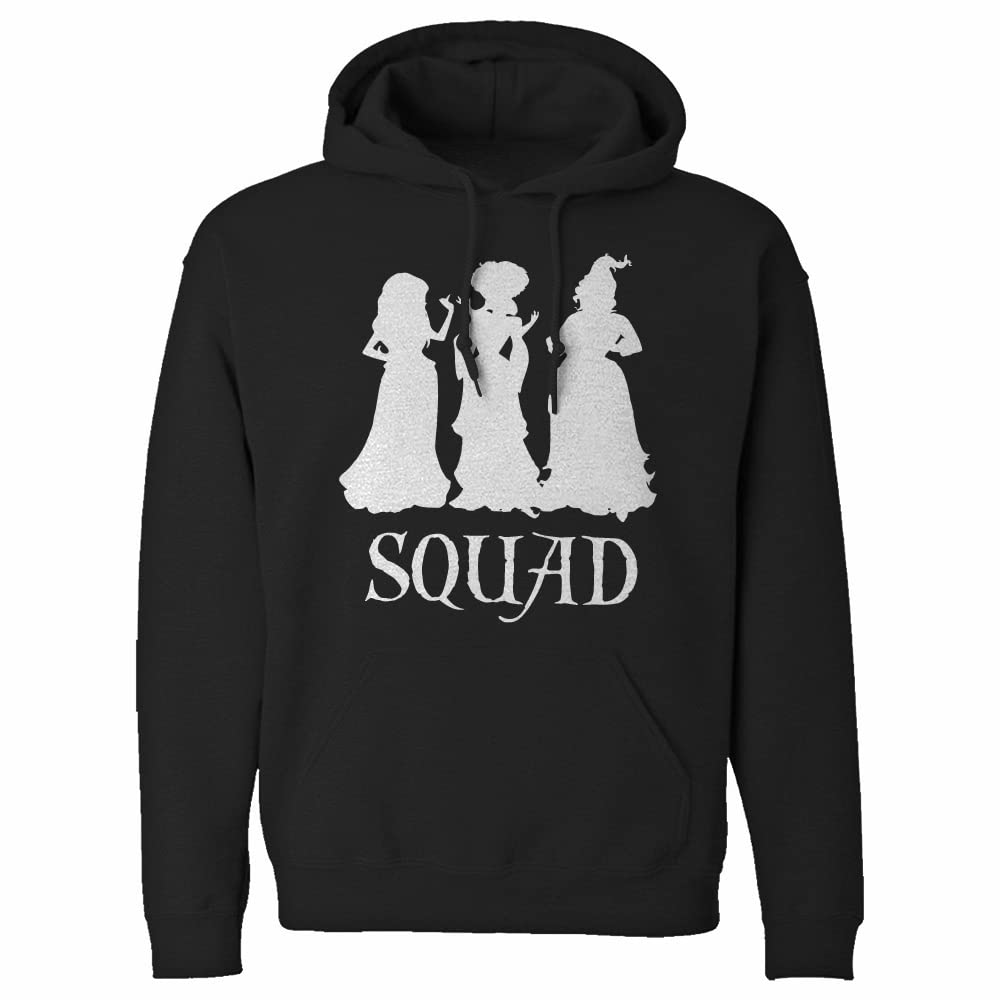 Halloween Witch Squad Unisex Adult Hoodie - Cozy Pullover Sweatshirt for Costume Parties & Fall Fashion | Trick or Treat Outfit