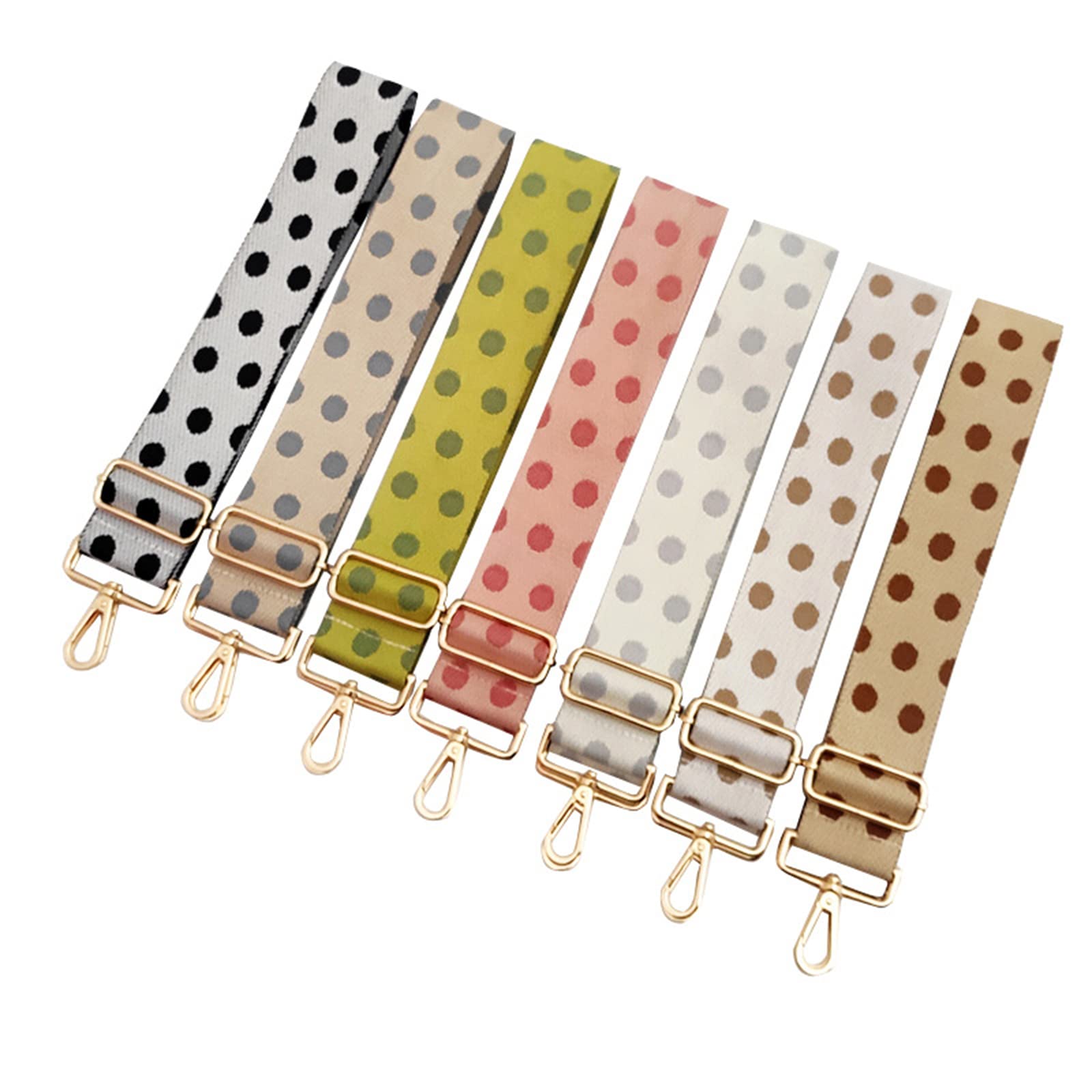 Polka Dot Adjustable Crossbody Bag Strap - Wide Replacement Purse Strap Extender for Women's Handbags - Perfect for Shopping, Travel & Everyday Use