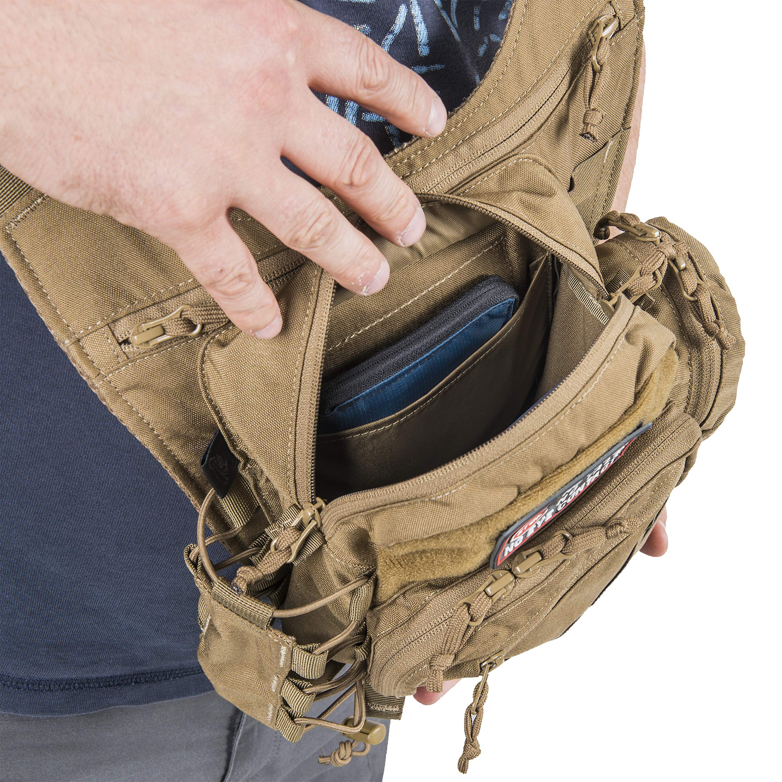 Helikon-Tex Tactical EDC Side Bag - Durable Nylon Crossbody Sling Pack for Men & Women - Perfect for Urban Commuting, Travel & Outdoor Adventures
