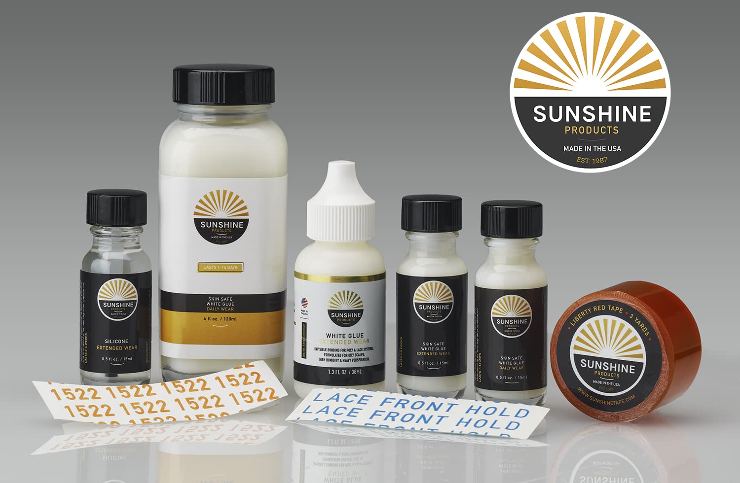 Sunshine Extended Wear Hair Tape Rolls for Toupee, Wig & Hair Replacement Systems (1/2