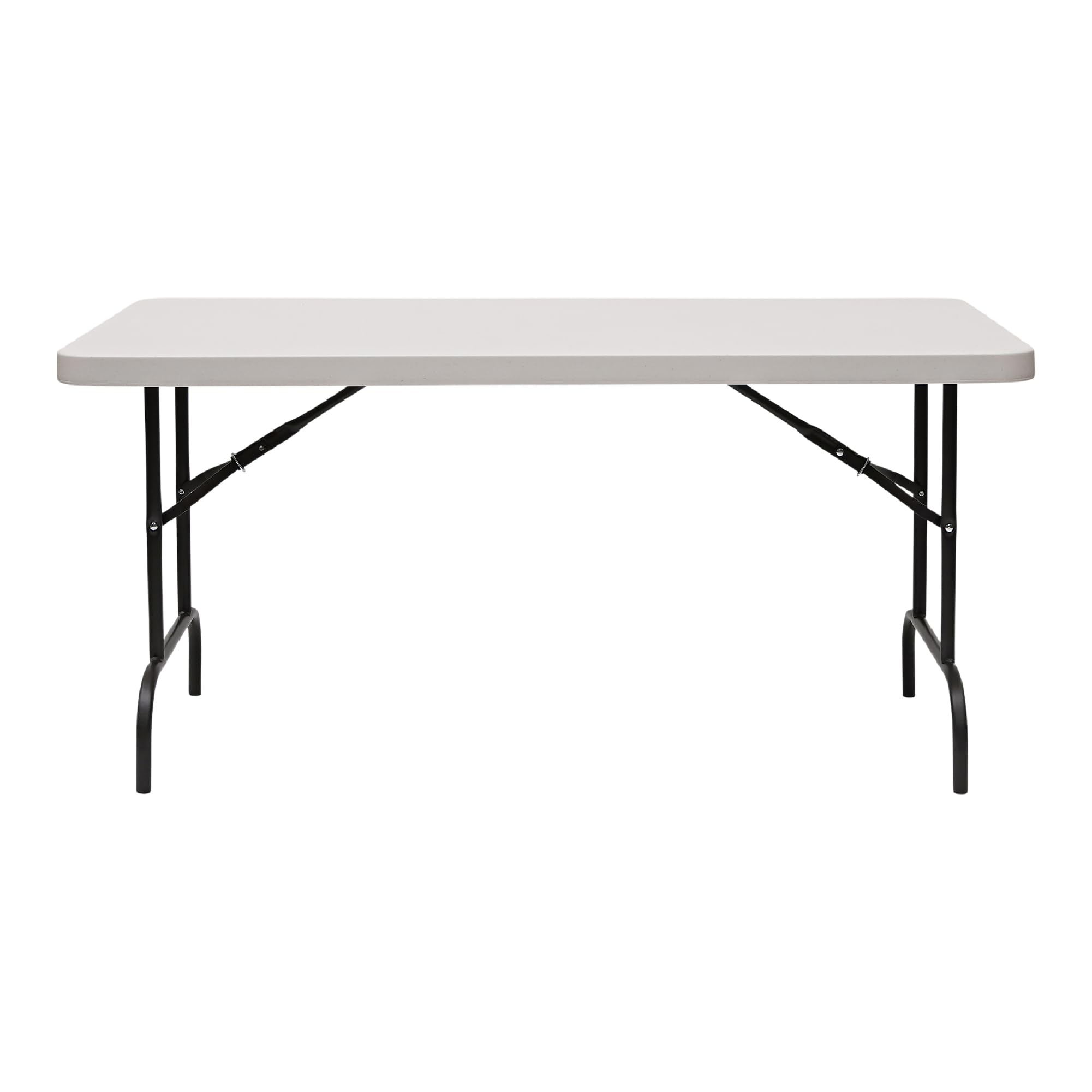 Indestructible Commercial Folding Table 30x60 Inches - Heavy Duty Platinum Work Table for Indoor & Outdoor Use - Made in USA - Perfect for Events, Catering, and Workspaces