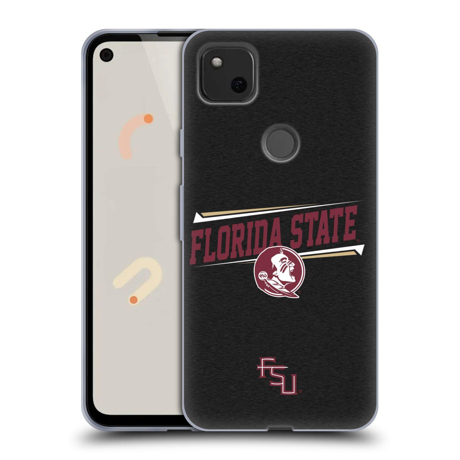 FSU Soft Gel Case for Google Pixel 4a - Florida State Licensed Phone Cover for School & Travel