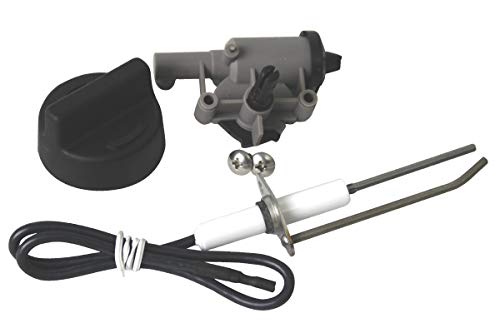 Holland Gas Grill Igniter Kit - Rotary Igniter with Ceramic Probe & Wire for Outdoor BBQ Grilling, Perfect for Backyard Cookouts and Camping Trips