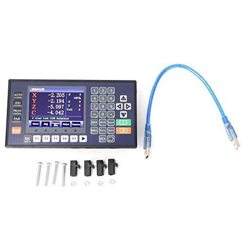 4 Axis CNC Motion Controller TC5540H - High Precision USB G-Code/M-Code Spindle Control Panel with LCD Display | Standalone MPG for Lathe, Mini Milling Machine & Welding Equipment | Perfect for DIY CNC Projects & Industrial Automation