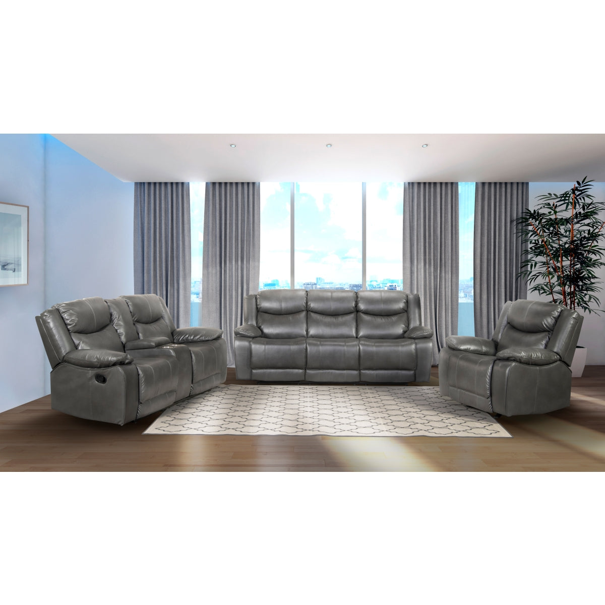 CozyCloud Rocker Recliner Chair - Ultra Soft Plush Fabric, 360° Swivel & Glider Motion, Ergonomic Support - Perfect for Living Room, Nursery & Home Theater Relaxation