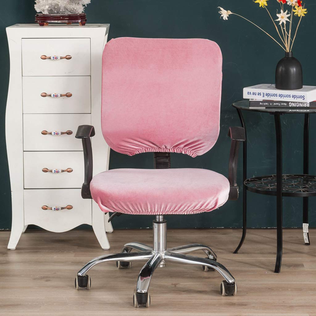 Fityle Office Chair Cover Set - Stretchable Slipcovers for Swivel & Rotating Chairs (Fits Backrest 14-20