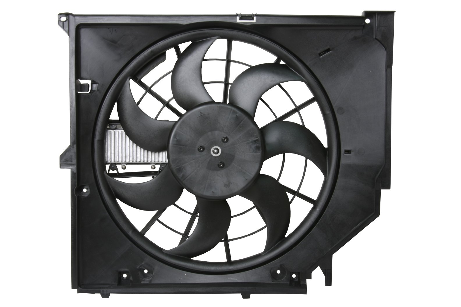 URO Parts 17117561757 Auxiliary Cooling Fan Assembly - Replacement for BMW X5 E70, X6 E71 - High Performance Cooling System Part - Perfect for Engine Overheating Prevention & Summer Driving