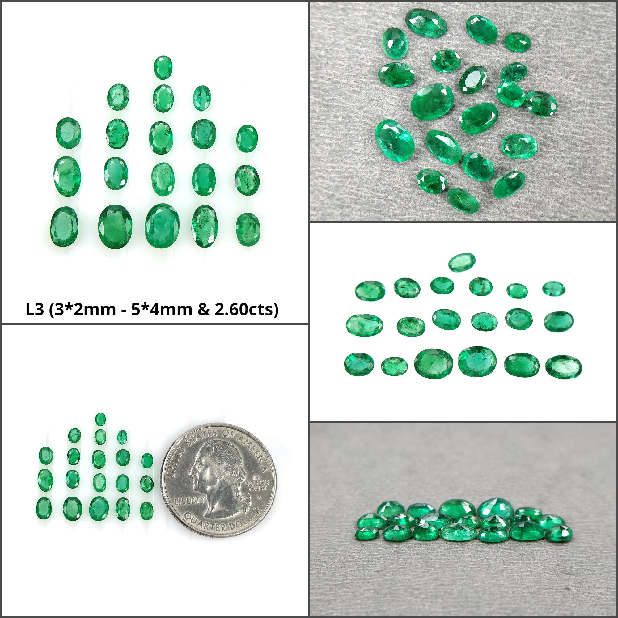 Natural Untreated Green Emerald Gemstone - Oval Shape, Normal Cut for Jewelry Making | Perfect for Rings, Necklaces & Earrings
