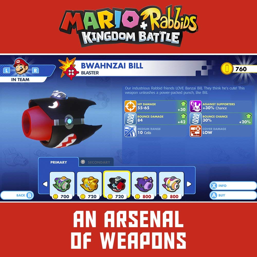 Mario + Rabbids Kingdom Battle for Nintendo Switch - Fun Adventure Game for Kids & Adults | Perfect for Family Game Nights & Party Play