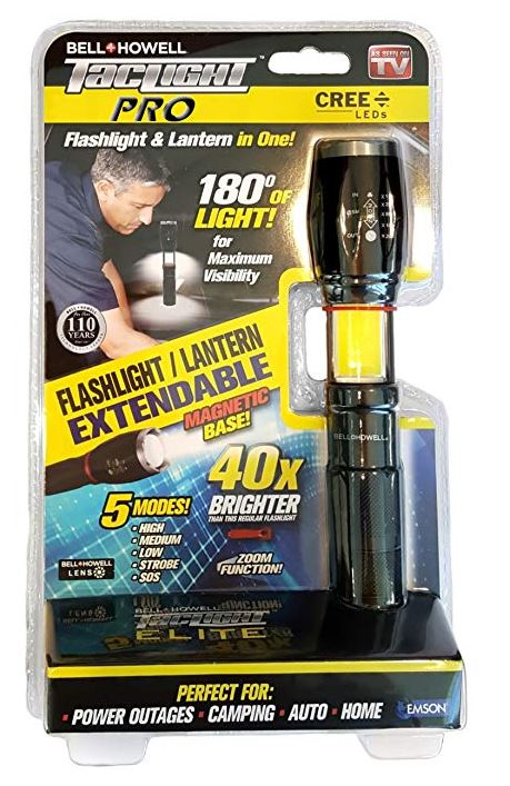 Tac Light Pro - High-Powered Tactical Flashlight for Outdoor, Hunting, Camping & Emergency Use | Durable & Waterproof LED Flashlight for Professionals