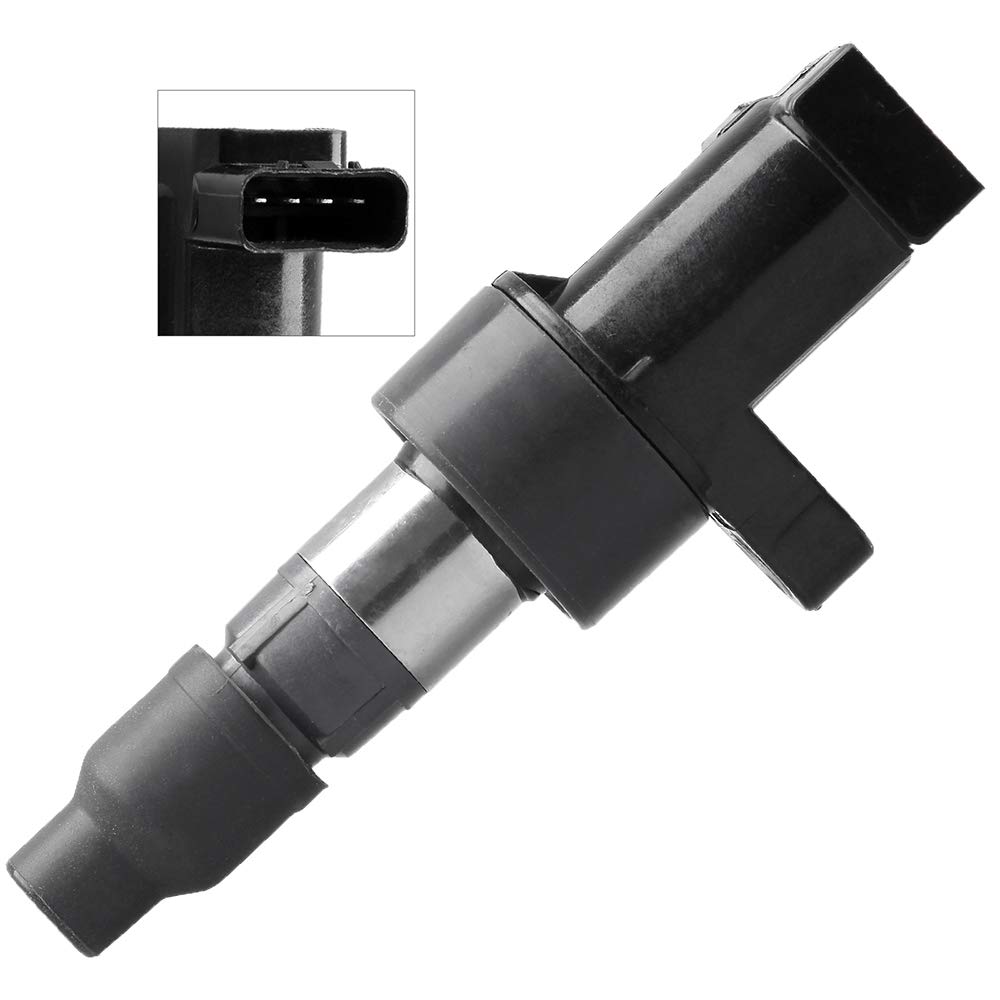 AUTOMUTO Ignition Coil Pack - Compatible with 2004-2008 Jaguar S-Type 3.0L V6 Engine - Direct Replacement for OEM Part UF435 - Improves Engine Performance & Fuel Efficiency