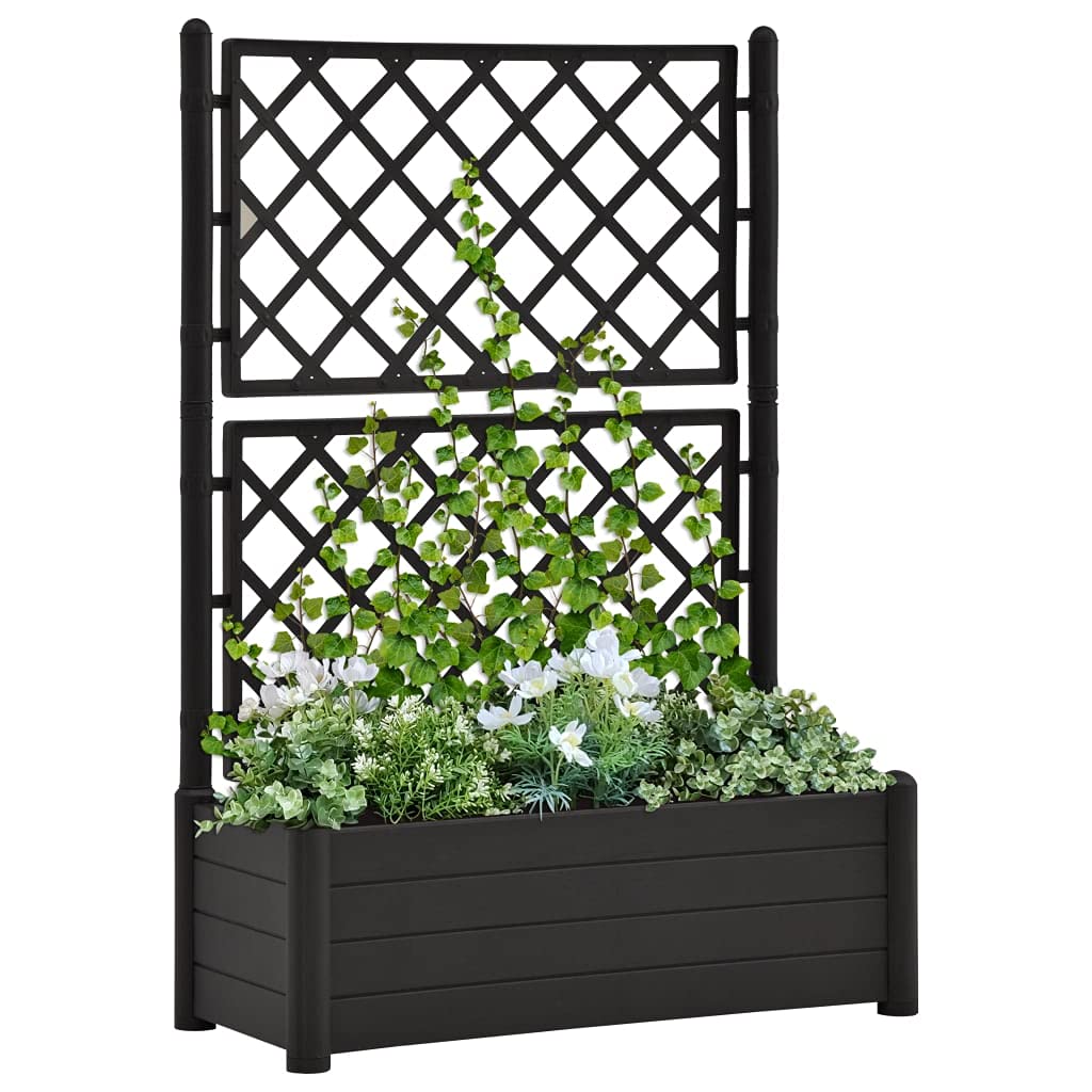 Raised Garden Bed with Trellis - 39.4