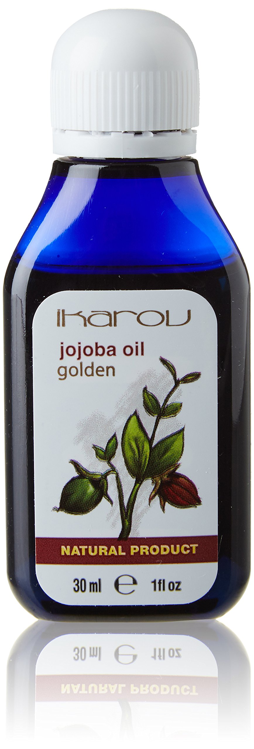 Organic Golden Jojoba Oil for Face, Body & Hair Care - 30ml Pure Cold-Pressed Moisturizer - Natural Skin Hydration & Hair Growth Treatment - Perfect for Daily Beauty Routine & DIY Cosmetics