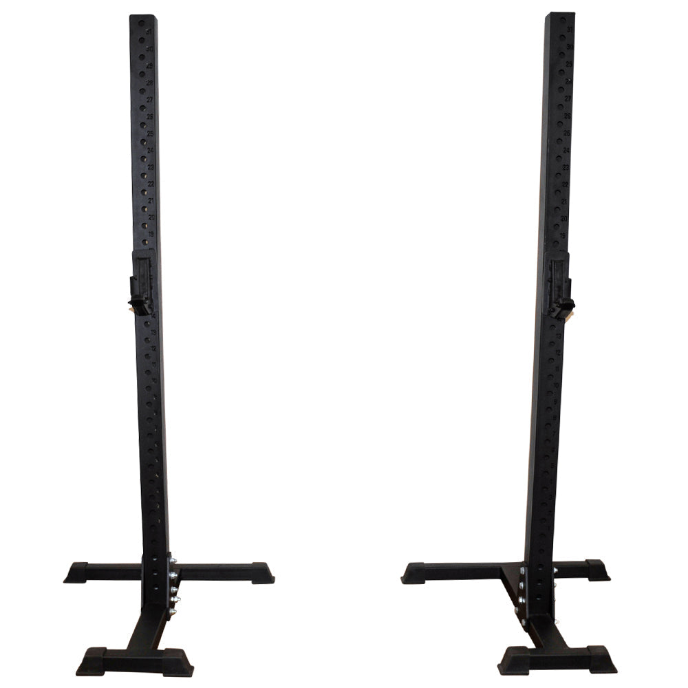 XLR8 Adjustable Squat Stand for Home Gym - Heavy Duty Weight Lifting Equipment for Squats, Bench Press & Strength Training - Perfect for Garage, Basement & Home Workouts