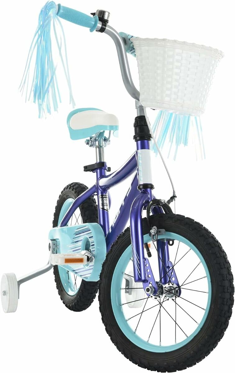 Huffy Zazzle Girls Bike for Kids 16-20 Inch with Training Wheels, Streamers & Basket - Perfect for Outdoor Riding, Neighborhood Adventures & Birthday Gifts