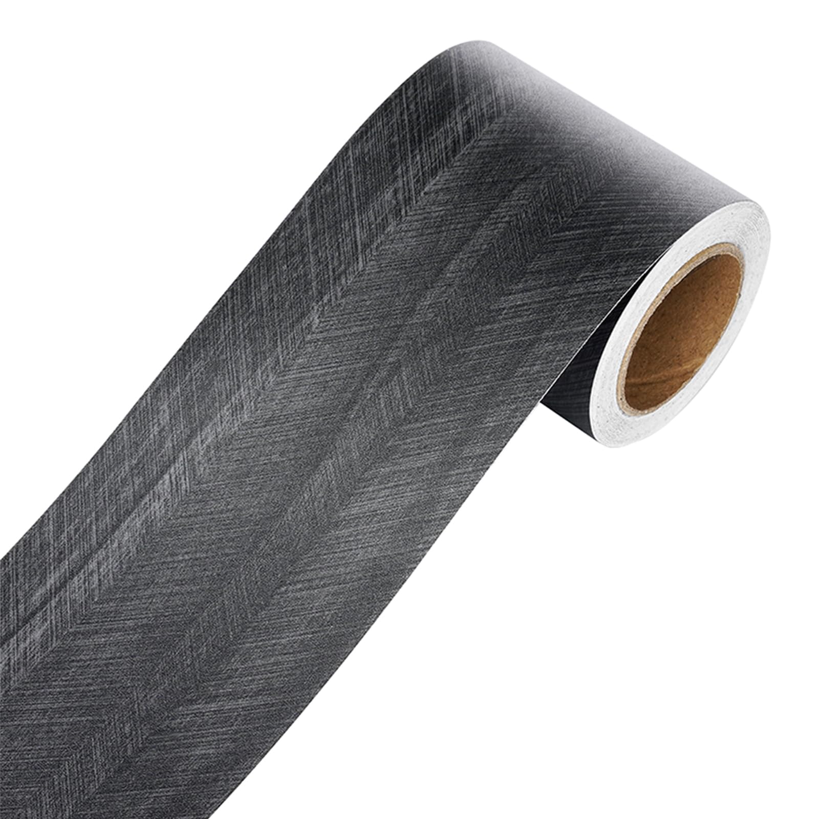 YENHOME Black Wood Grain Peel and Stick Wallpaper Border - 3