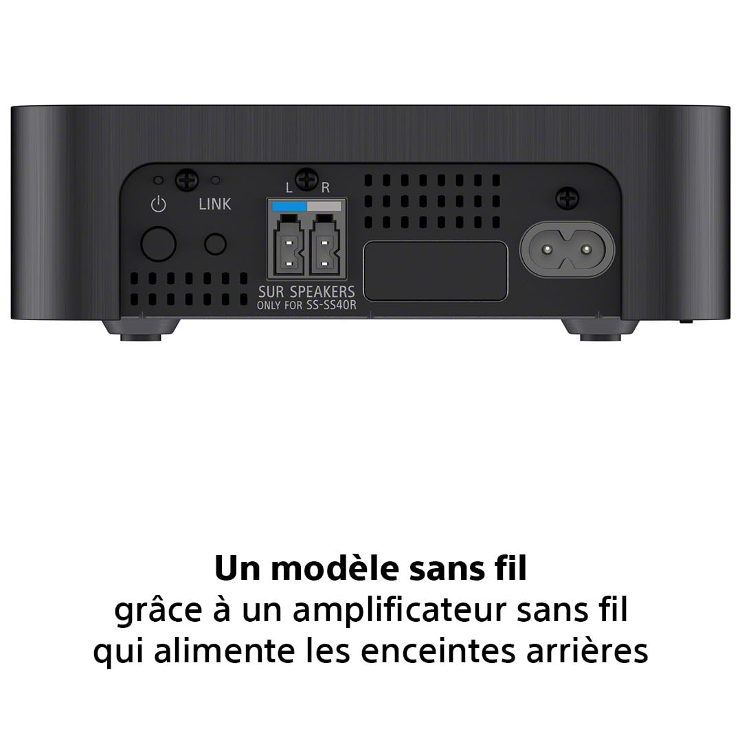 Sony HT-S40R 5.1ch Wireless Soundbar Home Theater System with Satellite Speakers - Dolby Audio, Bluetooth, HDMI ARC - Perfect for Movies, Gaming & Music (Black)