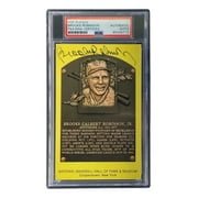 Authentic Brooks Robinson Signed 4x6 Baltimore Orioles HOF Plaque Card with PSA/DNA Certification 85025710 - Perfect for Baseball Memorabilia Collectors and Sports Fans Display
