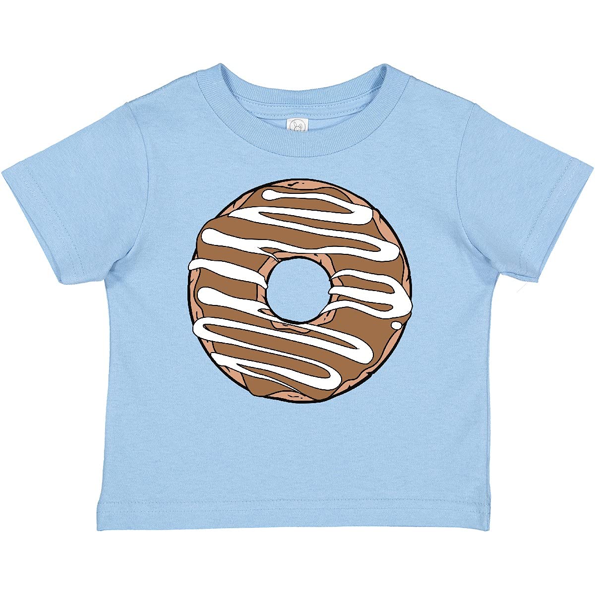 Inktastic Chocolate Donut Baby T-Shirt - Cute Doughnut with Glaze & Icing Print - Soft Cotton Infant Tee for Boys & Girls - Perfect for Birthday Parties, Donut-Themed Events & Sweet Photo Shoots