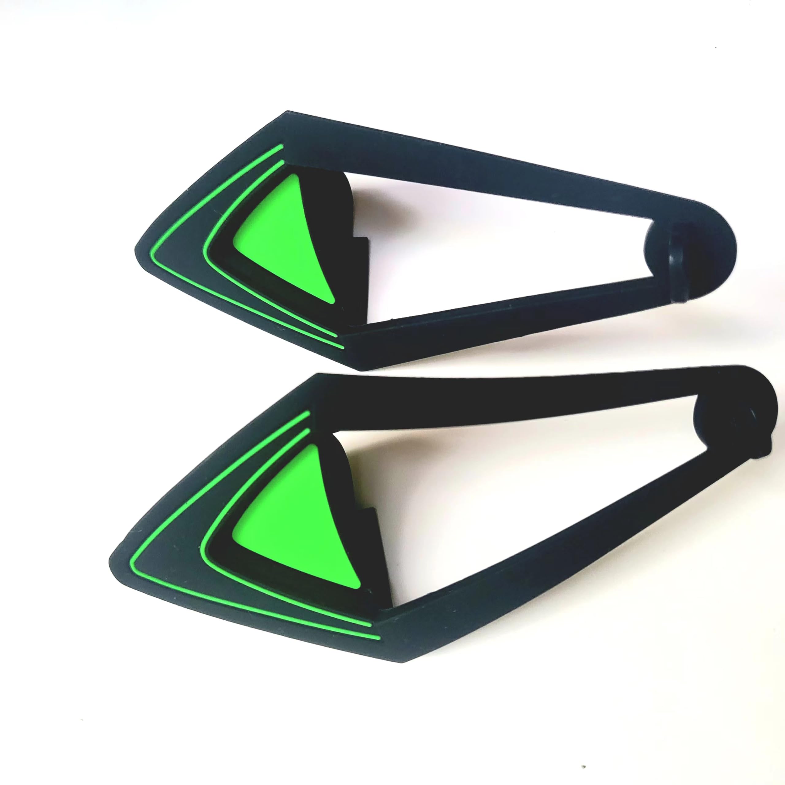 Cute Kitty Cat Ears Headphone Accessories - Compatible with HyperX, Razer, SteelSeries & More Gaming Headsets (Green) - Perfect for Cosplay, Gaming Streams & Anime Conventions