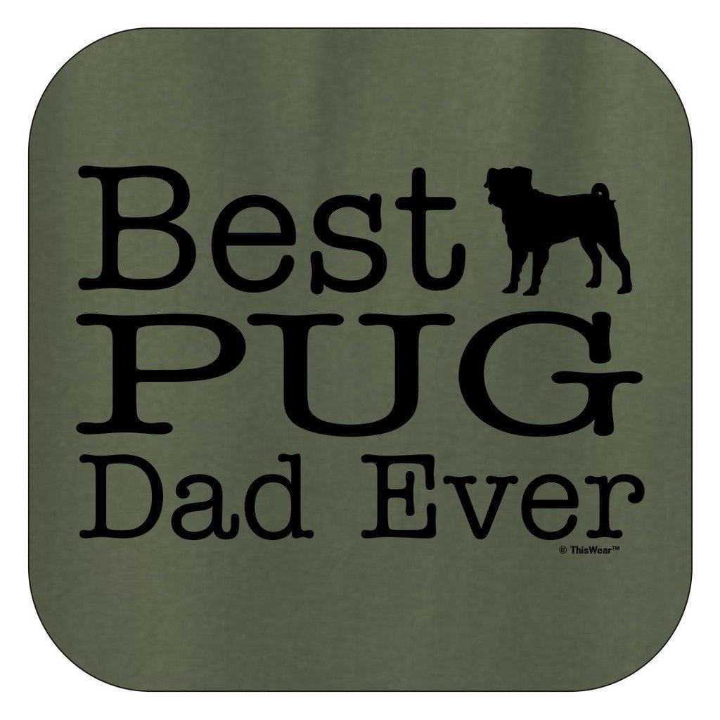 Best Pug Dad Ever Hoodie - Funny Dog Lover Gift for Men & Women - Cozy Pullover Sweatshirt for Pug Owners - Perfect for Casual Wear, Dog Parks & Family Gatherings