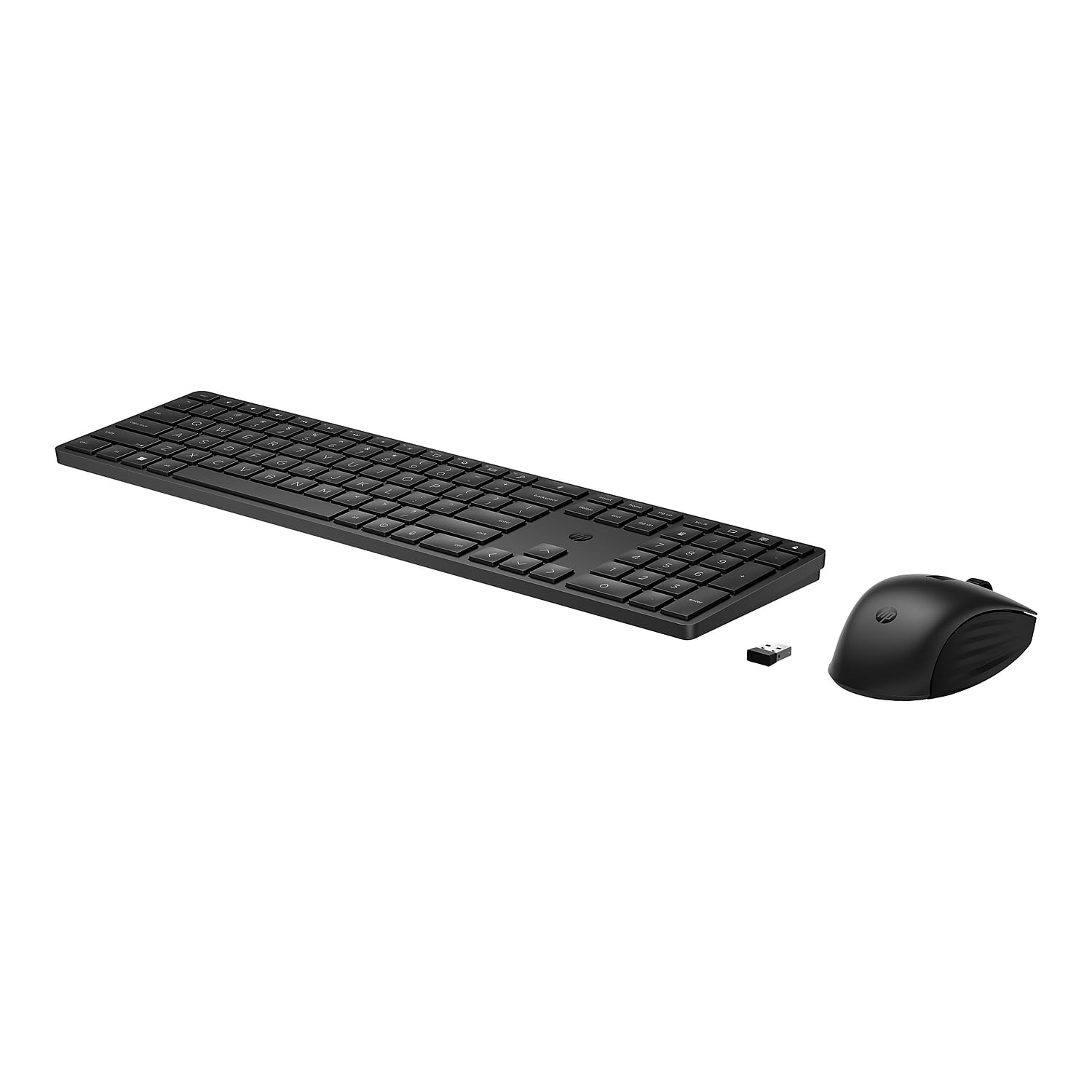 HP 650 Wireless Keyboard and Mouse Combo - 2.4Ghz Wireless with USB Receiver, Low-Profile Quiet Keys, 20+ Programmable Shortcut Keys, Adjustable DPI Mouse - Long Battery Life (20+ Months Keyboard, 24+ Mouse) - Compatible with Windows, MacOS, Chrome OS - Perfect for Home Office, Gaming, and Remote Work (4R013AA#ABL)
