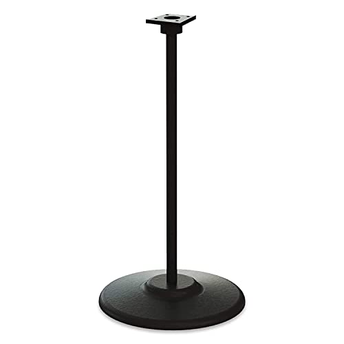 Single Black Metal Stand with Square Base for Candy Gumball Bulk Vending Machines - Durable Display Stand for Retail Stores, Arcades & Party Supplies