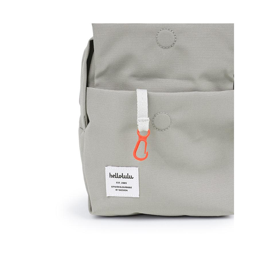 HELLOLULU Carter Lt M All Day Backpack - Lightweight Laptop Backpack for Work & Travel, Water-Resistant Soft Gray Daypack for Men & Women - Perfect for Office, School & Outdoor Adventures