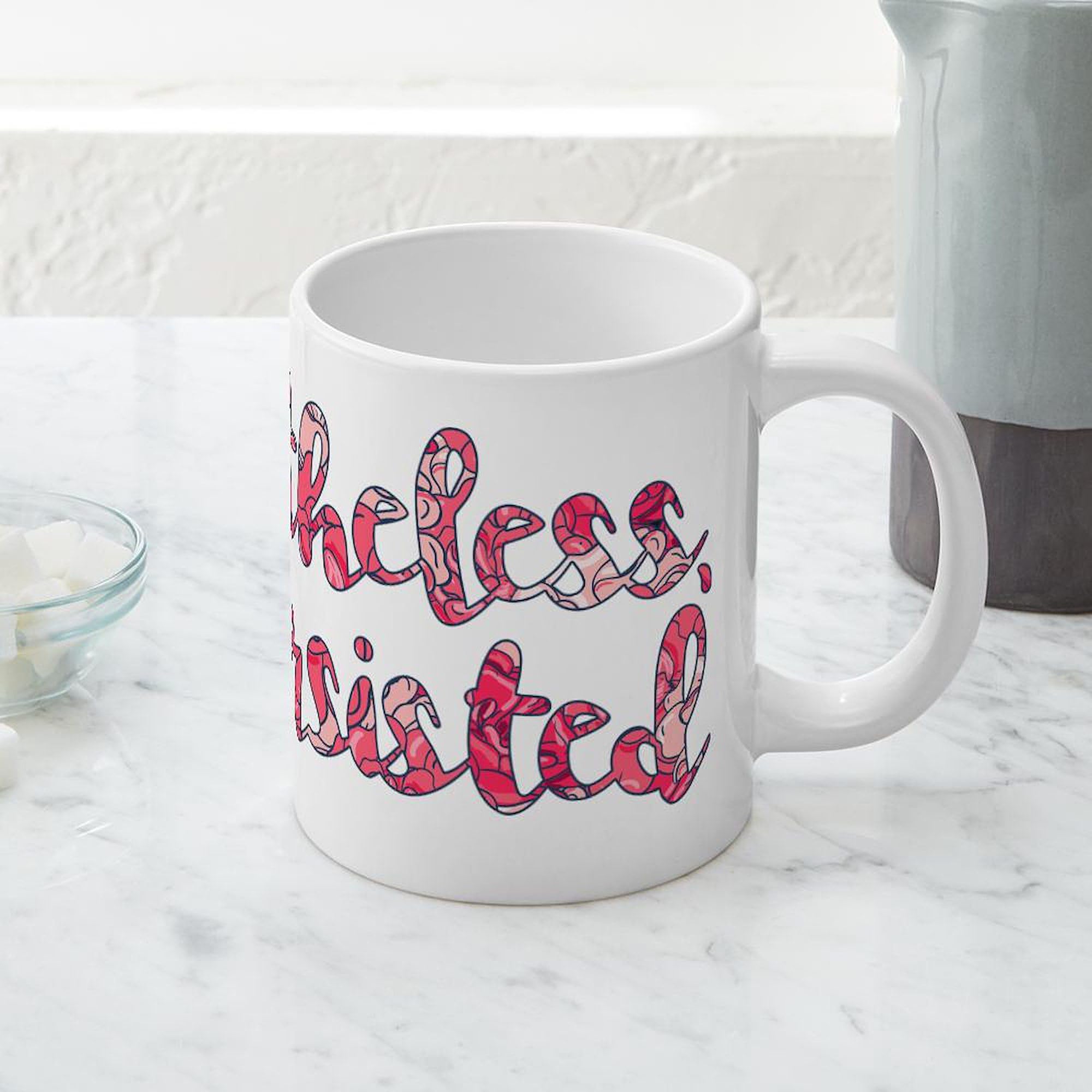 Nevertheless, She Persisted 20 oz Ceramic Coffee Mega Mug - Large Insulated Tea Cup for Office, Home & Gifts - Motivational Women's Empowerment Drinkware