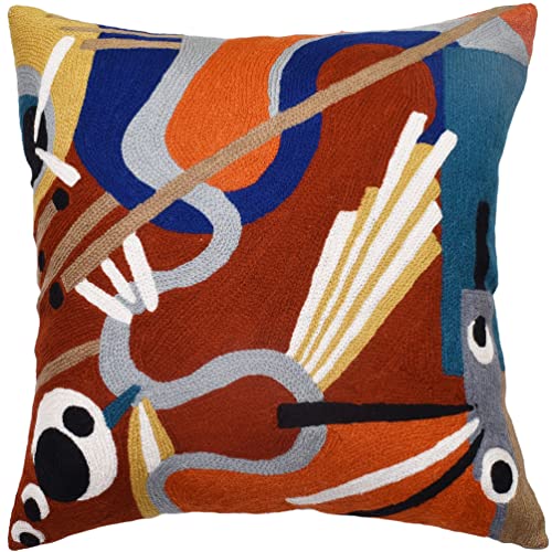 Rust Intuitive Flow Ii Pillow