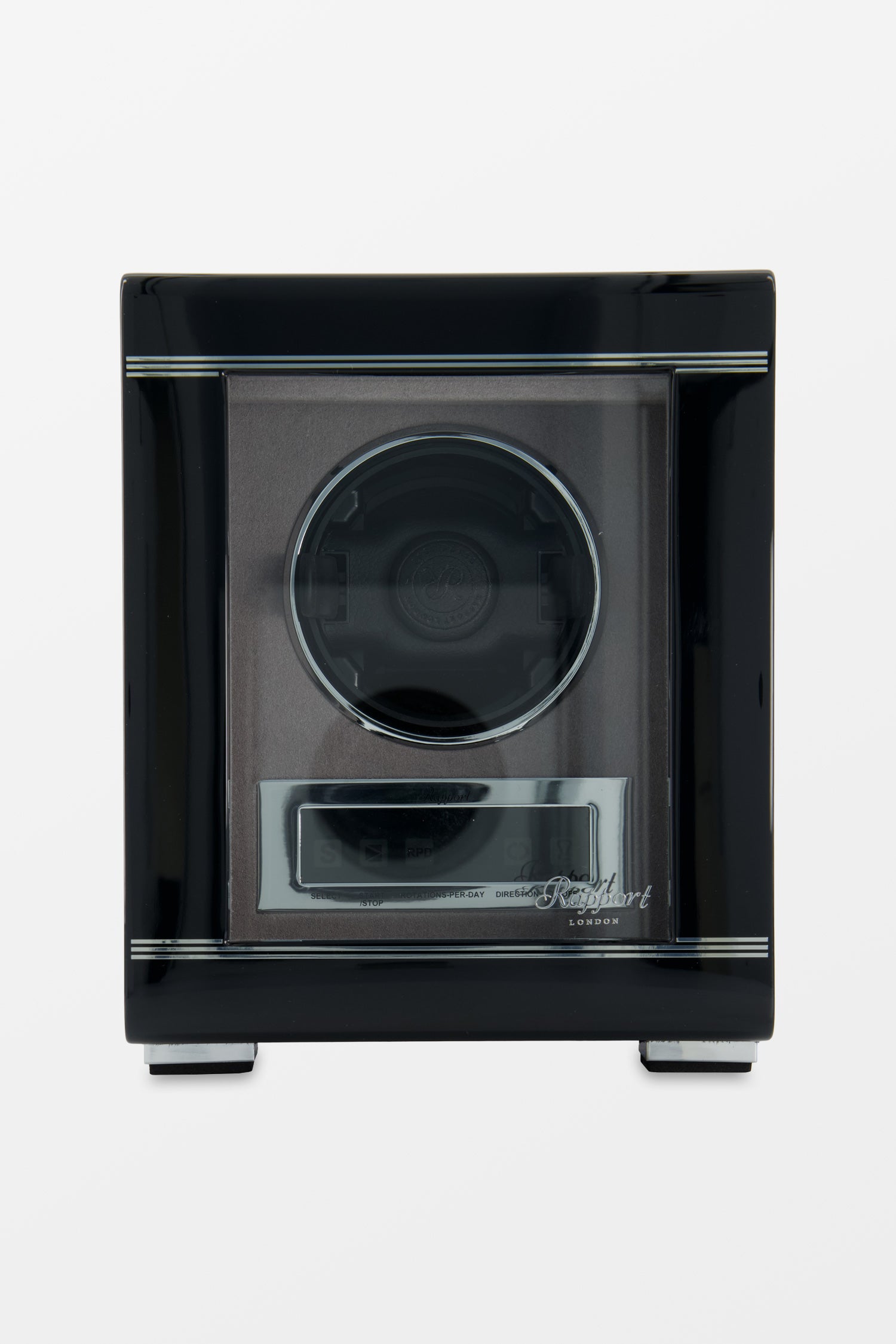 Premium Black Single Watch Winder for Automatic Watches - Silent Motor, LED Display - Perfect for Watch Collectors & Luxury Storage at Home/Office